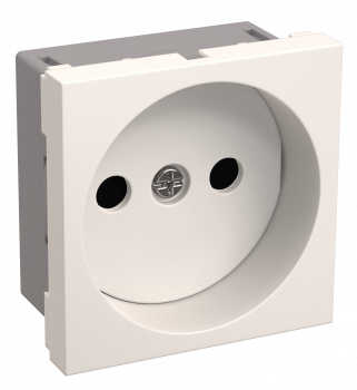 37247 РКС-20-20-П-К Розетка без з/к 2к (на 2 модуля) ПРАЙМЕР белая IEK
