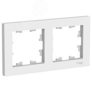 37358 Рамка 2-м AtlasDesign универс. бел. SE