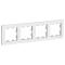 37360 Рамка 4-м AtlasDesign универс. бел. SE