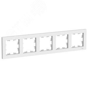 37361 Рамка 5-м AtlasDesign универс. бел. SE