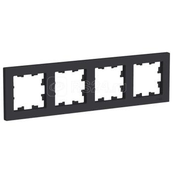 37384 Рамка 4-м AtlasDesign универс. карбон SE