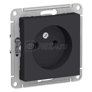 37389 Розетка 1-м СП AtlasDesign 16А IP20 без заземл. без защ. шторок механизм карбон SE