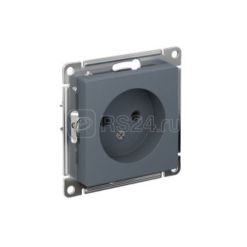 37402 Розетка 1-м СП AtlasDesign 16А IP20 без заземл. без защ. шторок механизм грифель SE