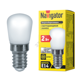 37512 Лампа светодиодная LED 2вт Е14 белый (71286 NLL-T26)