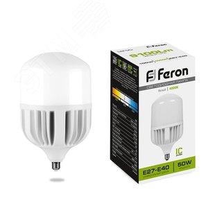 37632 Лампа светодиодная LED 50вт Е27/Е40 4000К (LB-65) Feron