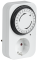 37915 Розетка-таймер механический РТМ-2 с индикацией 15мин 24ч 96on/off 16А IP20 IEK