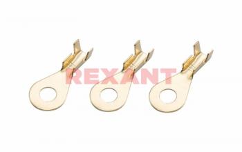 37919 Наконечник кольцевой REXANT, ø4.3 мм, 0.5-0.8 мм² (НК 4-0, 5-0, 8)