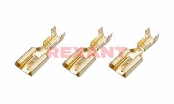 37920 Клемма плоская гнездо 7.5 мм 1-2.5 мм² (РП-м 2.5-(6.3)) REXANT