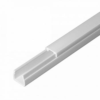 29505 Кабель-канал белый 2-й замок в п/э 12х12 мм (242м/уп) Промрукав