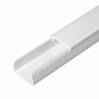 29506 Кабель-канал белый 2-й замок в п/э 25х16 мм (80м/уп) Промрукав