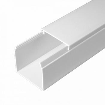 29507 Кабель-канал белый 2-й замок в п/э 40х40 мм (60м/уп) Промрукав