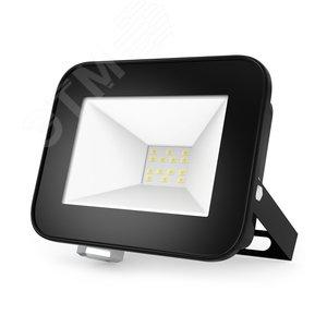 38126 Прожектор светодиодный ДО-10w 7801m IP65 6500K черный ПРОМО Eleventar GAUSS