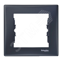 29514 Рамка 1 пост графит Sedna SDN5800170