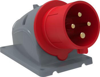 38154 Вилка стационарная ССИ-524 32А-6ч/380-415В 3Р+РЕ IP44 MAGNUM IEK