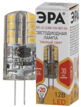 38205 Лампа светодиодная LED JC-2, 5W-12V-827-G4 200 лм теплый ЭРА
