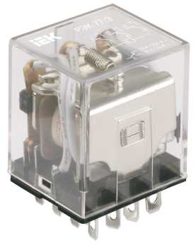 38236 Реле промежуточное РЭК78/4(MY4) 3А 12В DC IEK