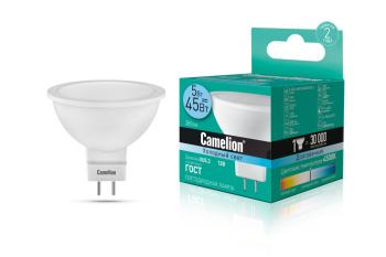 29602 Лампа светодиодная Camelion LED5W-MR16/845/GU5.3 12V холодный  12026