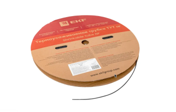 4427 Трубка термоусадочная ТУТ нг 2/1 черная (уп.200м) EKF PROxima