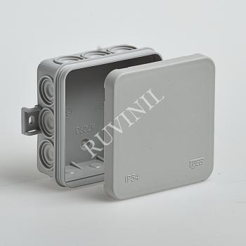 1836 Коробка разветвительная для открытой проводки 85х85х35 мм 67093 Ruvinil