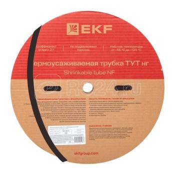 3899 Трубка термоусадочная ТУТ нг 20/10 черная (уп.100м) EKF PROxima