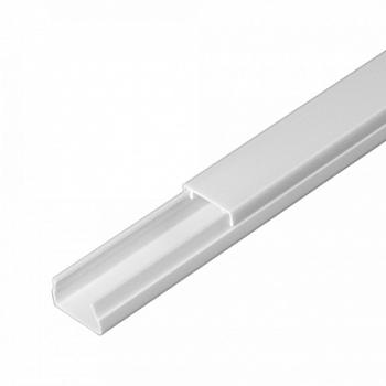 27561 Кабель-канал белый 2-й замок в п/э 15х10 мм (234м/уп) Промрукав