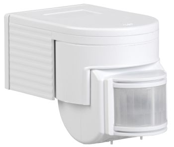 25873 Датчик движения ДД-012 1100Вт 180град 12м IP44 белый IEK