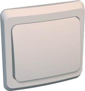 10514 Переключатель проходной 1-кл. СП Этюд 10А IP20 крем. SE