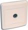10625 Розетка телевизионная оконечная TV 1-м СП Этюд крем. SE