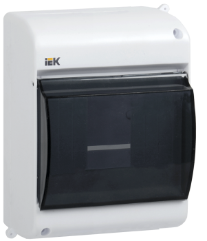 0655 Бокс с прозрачной крышкой КМПн 2/4 для 4-х автоматических выключателей наружной установки IEK