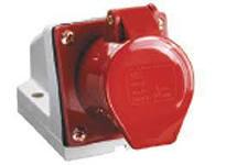 4550 Розетка стационарная ССИ-125 3Р+РЕ+N 32А 380-415В IP44 IEK