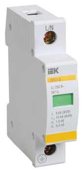 4777 Ограничитель импульсных перенапряжений ОПС1-C 1Р 20/40кА 400B IEK