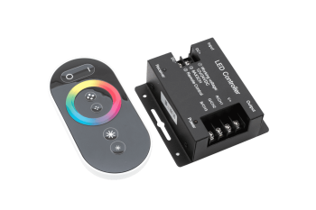 27979 Led controller touch DELUCE 24А, 12/24 Вольт, RF-RGB-S-24A