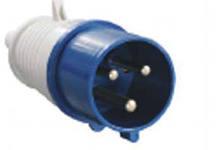 7658 Вилка переносная 023 2Р+РЕ 32А 220В IP44 EKF PROxima