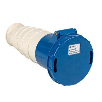 7673 Розетка переносная 233 2Р+РЕ 63А 220В IP67 EKF PROxima