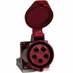 7692 Розетка стационарная наружная 135 3Р+РЕ+N 63А 380В IP67 EKF PROxima