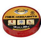 2470 Изолента ПВХ красная 15мм 20м Aviora