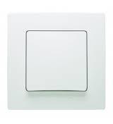 26711 Выключатель одноклавишный белый с/п Lillium Natural Kare Makel 32001001