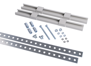 30046 Комплект крепления металлокорпуса к столбу монтажной полосой IEK
