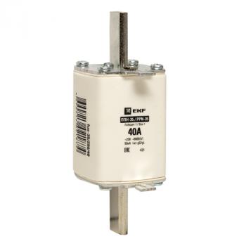 7611 Плавкая вставка ППН-35 250/ 40А габарит 1 EKF