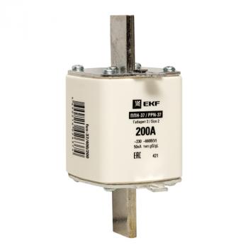 7621 Плавкая вставка ППН-37 400/200А габарит 2 EKF