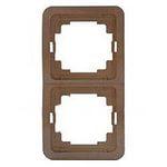 11014 Рамка 2-я Верт орех Mimoza Makel