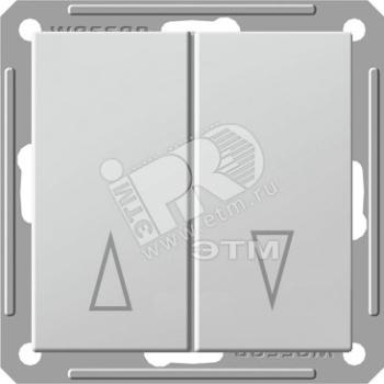 23037 Выключатель для жалюзи 2-кл. СП W59 10А IP20 10AX с механич. блокировкой механизм бел. SE