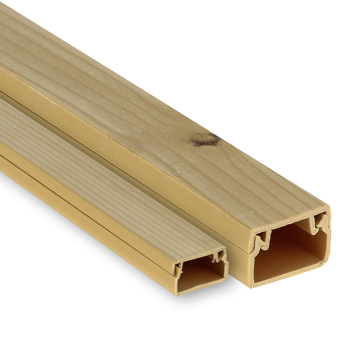 23561 Канал кабельный (40х25) (24 м) светлое дерево EKF-Plast