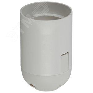 43753 Патрон Е27 подвесной, пластик, белый (x50) ЭРА