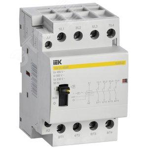 43769 Контактор модульный с ручным управлением КМ25-40МР AC KARAT IEK