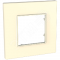 30257 Рамка 1 пост кремовый Unica QUADRO MGU2.702.25
