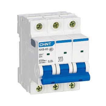 43839 Выключатель автоматический модульный 3п D 50А 6кА NXB-63 (R) CHINT