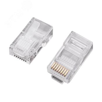 36696 Разъем компьютерный REXANT RJ-45 8P-8C 05-1021 кат. 5
