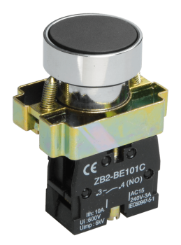 30366 Кнопка управления LAY5-BA21 без подсветки черная 1з IEK