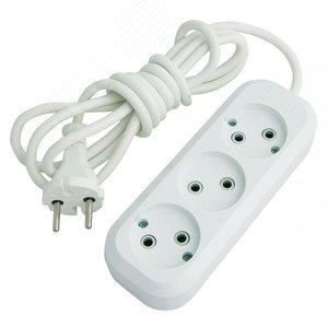 32758 Удлинитель 3х3м без заземл. 10А IP20 Makel MGP123